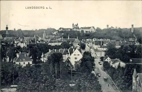 Ak Landsberg am Lech Oberbayern, Gesamtansicht