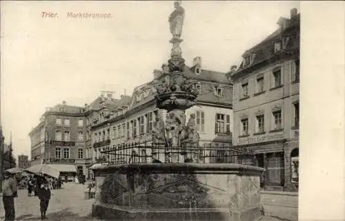 Ak Trier an der Mosel, Marktbrunnen