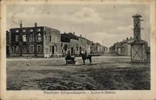Ak Audun le Roman Meurthe et Moselle, Westlicher Kriegsschauplatz