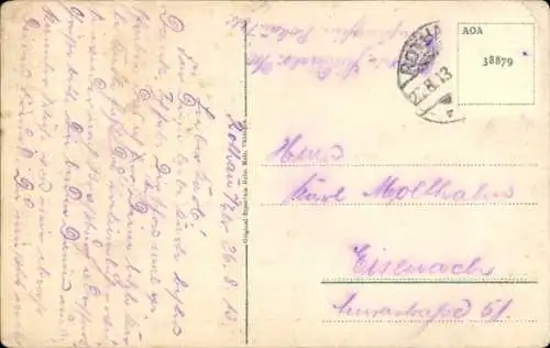 Ak Rothau Elsass Bas Rhin, Genesungsheim des XV. Armeecorps, Park