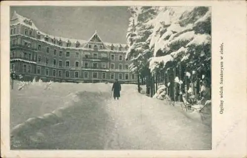 Ak Kościelisko Polen, Sanatorium, Winter