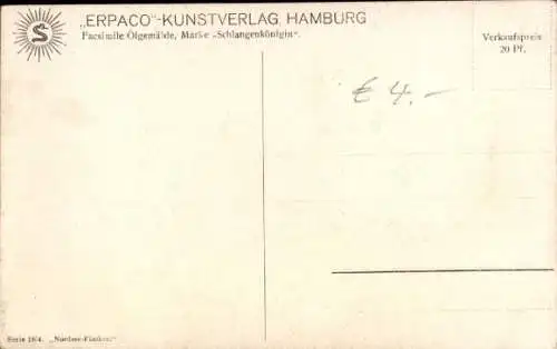Künstler Ak Segelschiff und Frachtschiff auf dem Meer