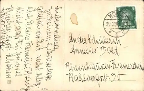 Ak Mädchen mit bunten Blumen