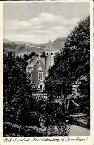 Ak Brunskappel Olsberg im Sauerland, Haus Wildenberg