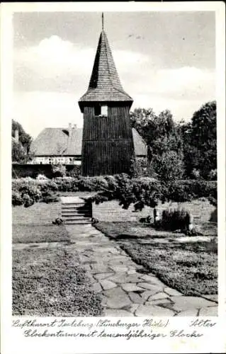 Ak Jesteburg in Niedersachsen, Alter Glockenturm,Tausendjährige Glocke