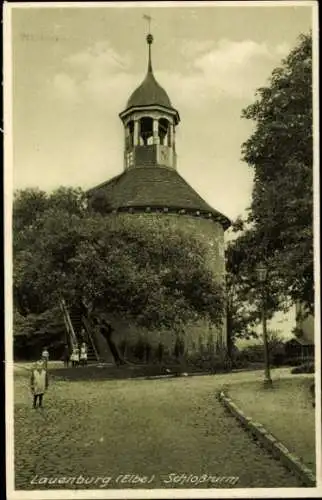 Ak Lauenburg an der Elbe, Schlossturm