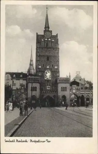 Ak Rostock Mecklenburg, Kröpeliner Tor