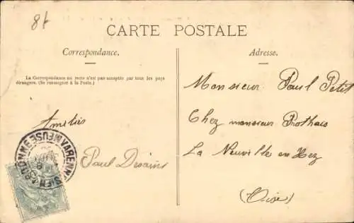 Ak Varennes en Argonne Meuse, Pont sur l'Aire