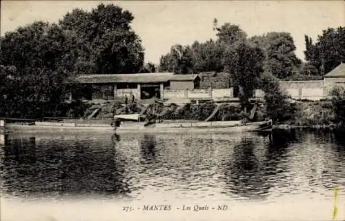 Ak Mantes Yvelines, Les Quais