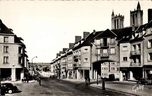 Ak Mantes la Jolie Yvelines, Avenue Auguste Groust