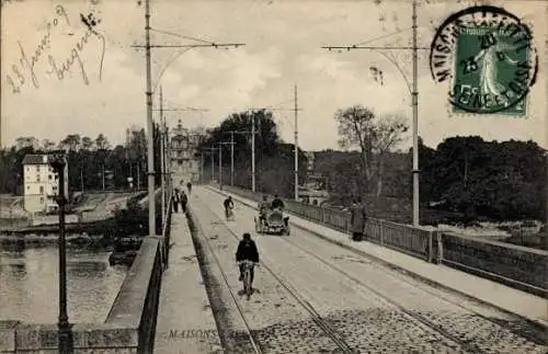 Ak Maisons Laffitte Yvelines, Brücke