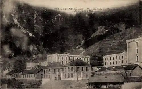 Ak Modane Savoie, Kasernen, Militärhospital