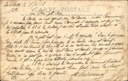 Ak Modane Fourneaux Savoie, Gesamtansicht nach der Katastrophe 23. Juli 1906