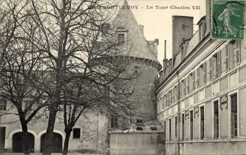 Ak Pontlevoy Loir et Cher, La Tour Charles VII