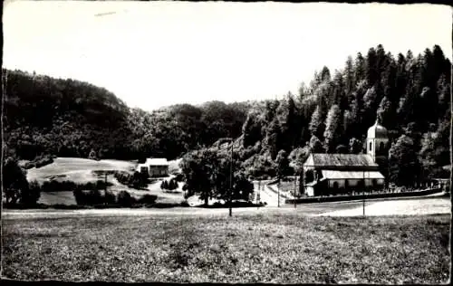 Ak Chaux des Crotenay Jura, Kirche, Colonie Jeanne d'Arc