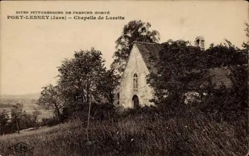 Ak Port Lesney Jura, Chapelle de Lorette