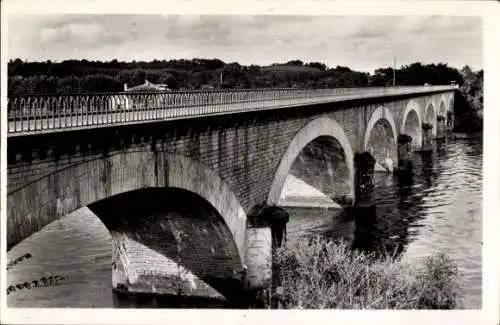 Ak Sainte Marie de Gosse Landes, Brücke