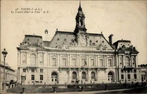 Ak Tours Indre et Loire, Nouvel Hotel de Ville