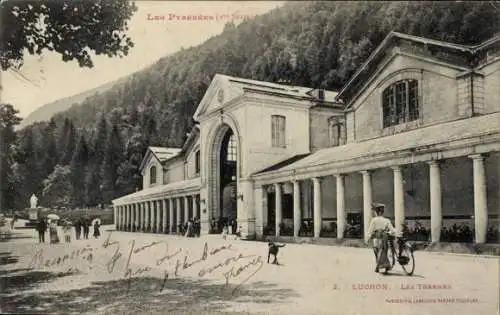 Ak Luchon Haute Garonne, Les Thermes