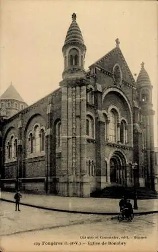 Ak Fougères Ille et Vilaine, Kirche