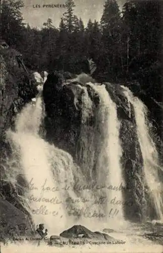 Ak Cauterets Hautes Pyrénées, Cascade de Lutour