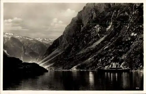 Ak Gudvangen Sognefjord Norwegen, Fjord, Dampfer