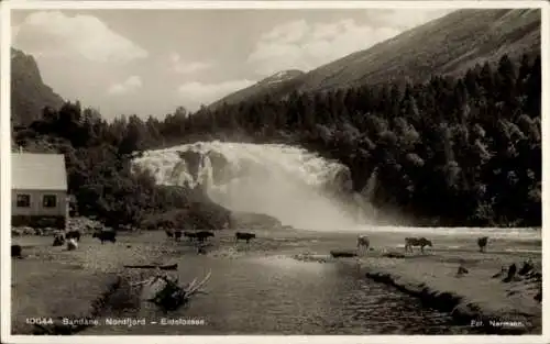 Ak Sandane Sandene Norwegen, Nordfjord, Eidsfossen