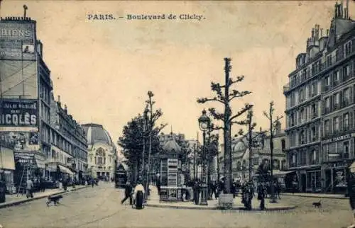 Ak Paris VIIIe Élysée, Boulevard de Clichy