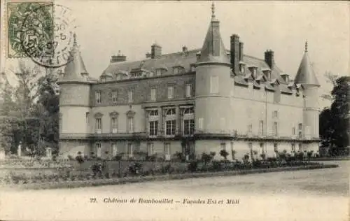 Ak Rambouillet Yvelines, Schloss, Facades Est et Midi