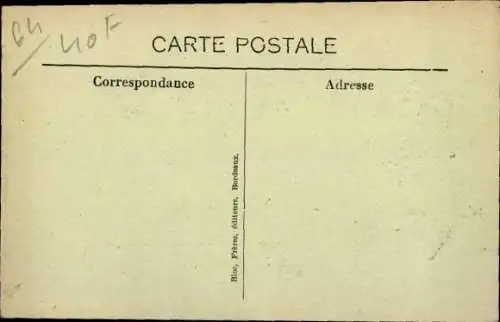 Ak Hendaye Pyrénées-Atlantiques, Vue sur les Villas, Plage de Fontarabre, Le Juizquibel