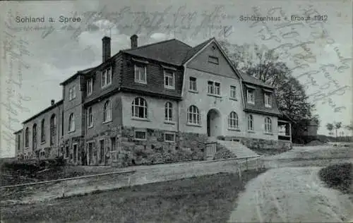 Ak Sohland an der Spree Lausitz, Schützenhaus