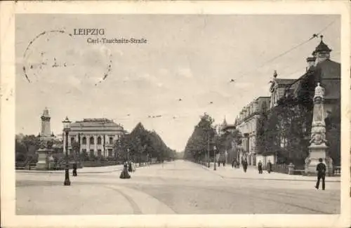 Ak Leipzig in Sachsen, Carl Tachnitz Straße