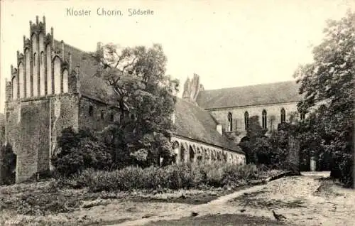 Ak Chorin in der Mark, Kloster Chorin, Südseite