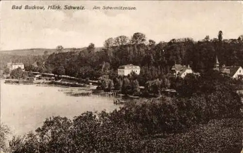 Ak Buckow in der Märkischen Schweiz, Schermützelsee