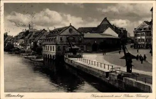 Ak Bamberg in Oberfranken, Kapuzinerstraße, Klein Venedig