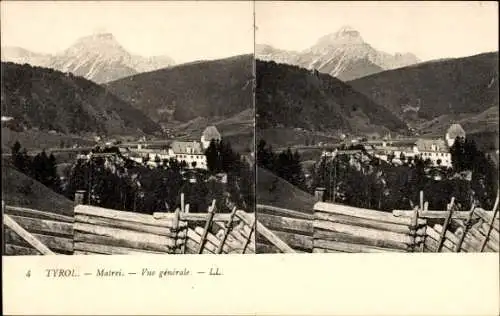 Stereo Ak Matrei in Tirol, Gesamtansicht