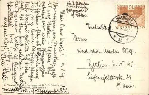 Ak Innsbruck in Tirol, Triumphpforte