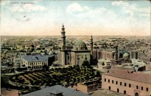 Ak Cairo Kairo Ägypten, Panorama, Zitadelle