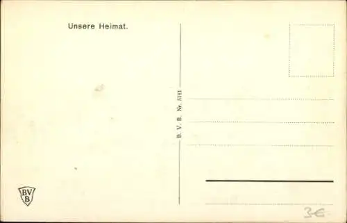 Künstler Ak Landwirtschaft, Pferde, Pflug, Bauer