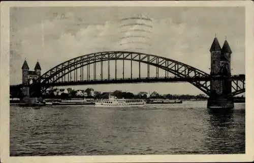 Ak Bonn am Rhein, Rheinbrücke