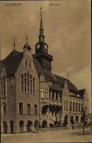 Ak Bückeburg im Kreis Schaumburg, Rathaus