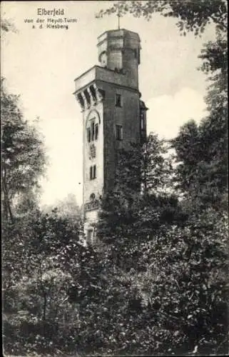 Ak Elberfeld Wuppertal, von der Heydt-Turm, Kiesberg