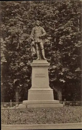 Ak Heidelberg am Neckar, Scheffeldenkmal auf der Schlossterrasse