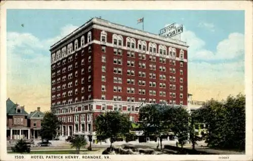 Ak Roanoke Virginia USA, Hotel Patrick Henry