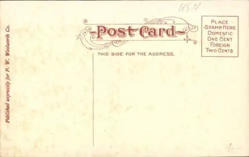 Ak Indianapolis Indiana USA, Staatshaus