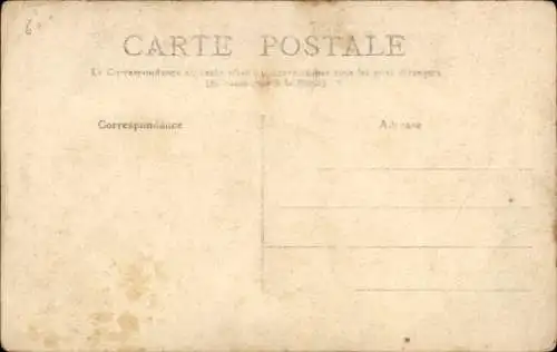 Ak Stehender Frauenakt, Rückansicht