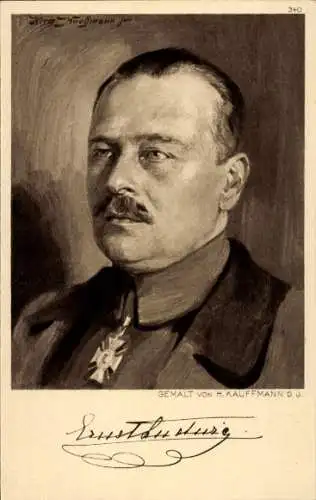 Künstler Ak Kauffmann, H. d. J., Groß­­herzog Ernst Ludwig von Hessen Darmstadt, Portrait