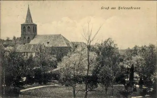 Ak Helenabrunn Viersen in Nordrhein Westfalen, Gesamtansicht, Kirche