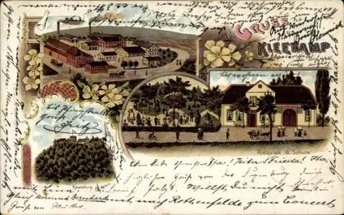 Litho Kleekamp Borgholzhausen in Westfalen, Norddeutsche Margarine, Restaurant W. Schulte