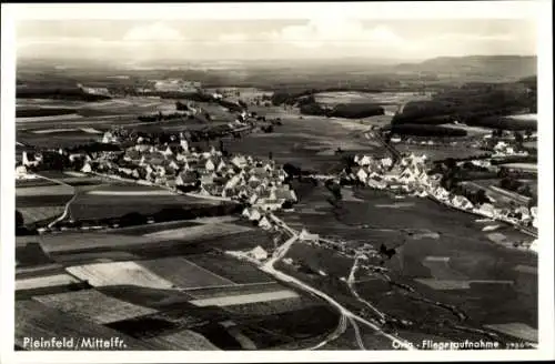 Ak Pleinfeld in Mittelfranken, Fliegeraufnahme